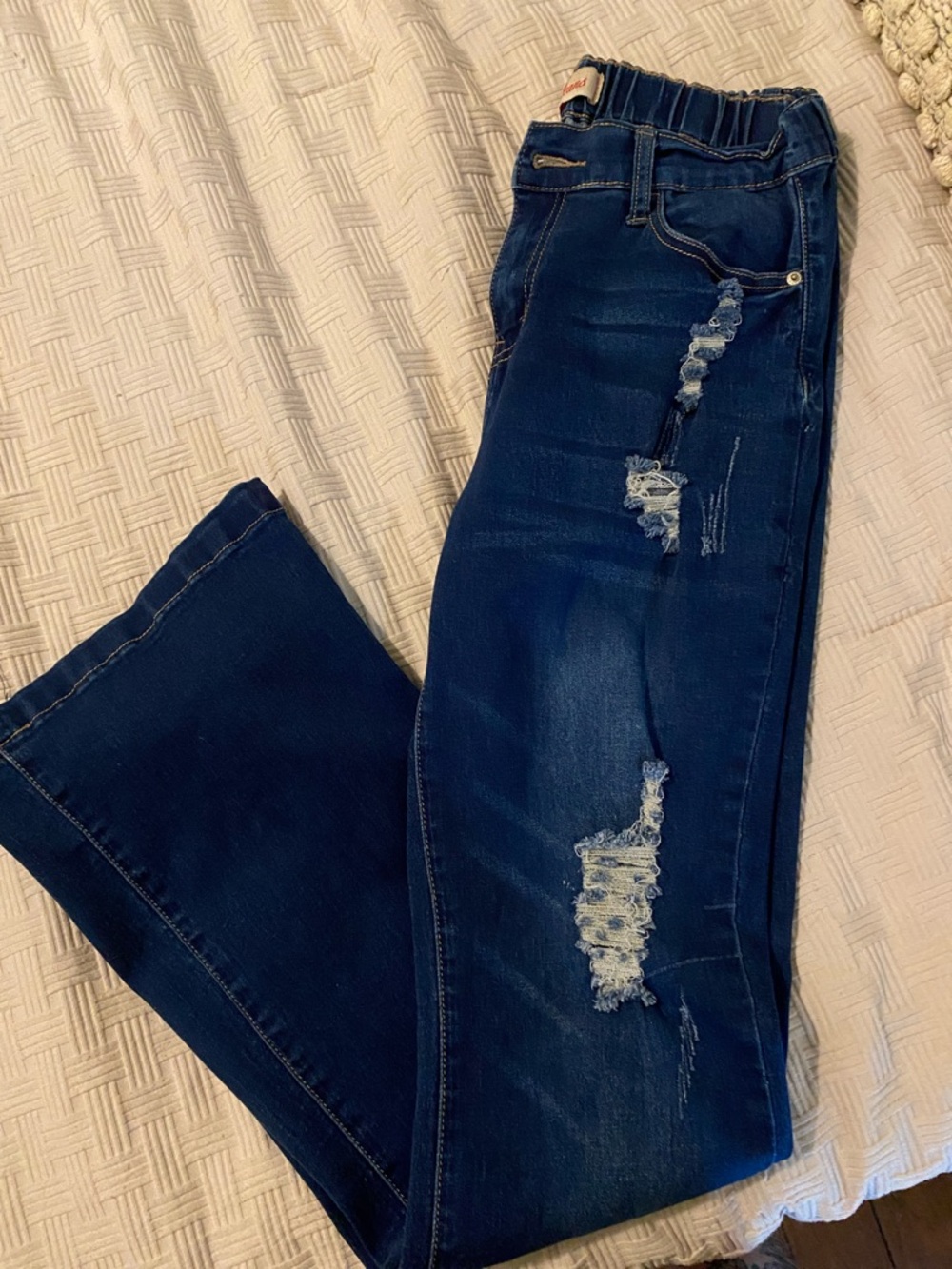 Dark Blue Distressed Women’s Jeans size medium